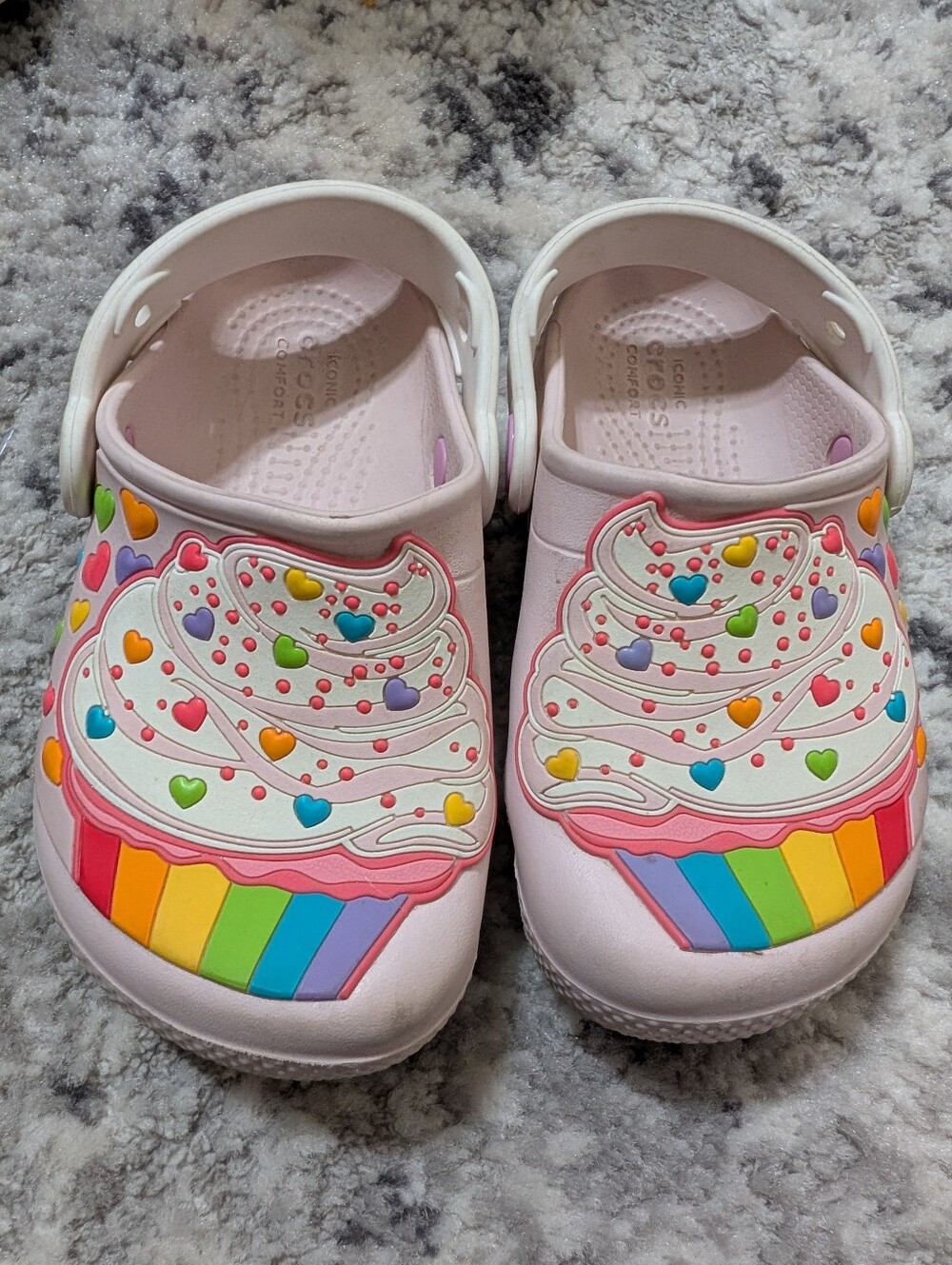 Crocs Colorful Cupcake Clogs